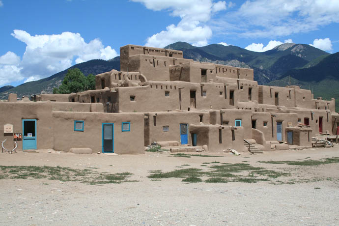 (2 of 20) Taos Pueblo is a living village with descenda