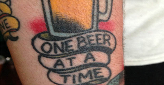Tattoo uploaded by Antonio • Die with a beer in your hand! #skull #beer  #jimbophillips • Tattoodo