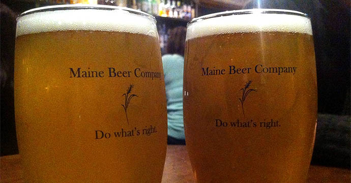 Maine Beer Can Glasses