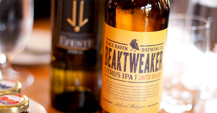 6) Black Raven BeakTweaker Citrus IPA  The Seattle suburb of