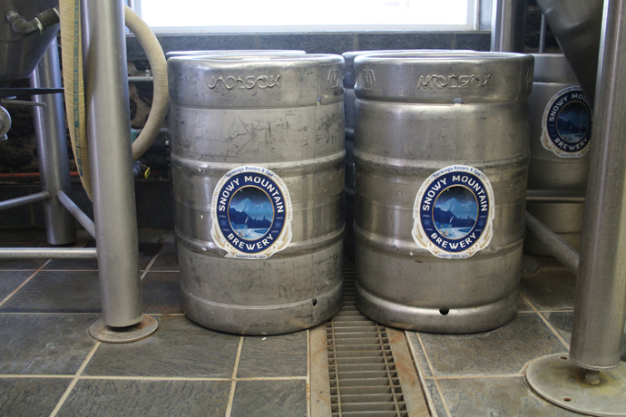 Snowy Mountain Brewery Kegs