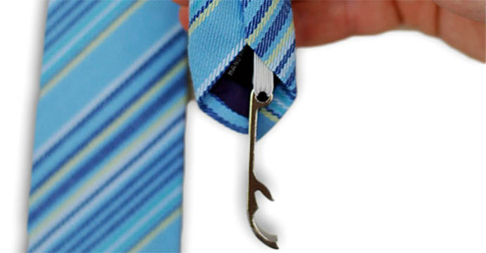 7) Necktie Bottle Opener  “A  tie again?” Surpri