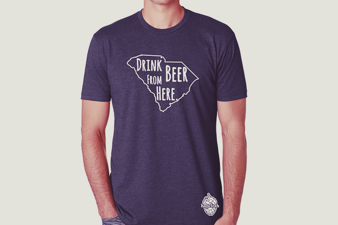 8. HopCloth “Drink Beer From Here” T-Shirts