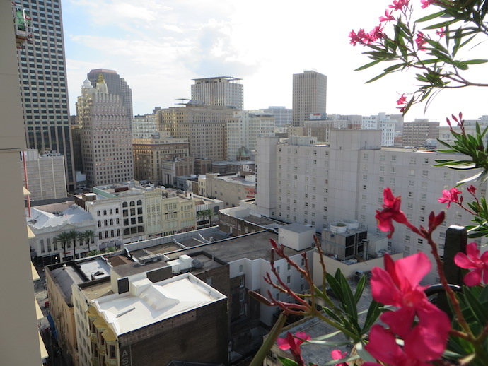 (13 of 14) The view from the rooftop at Hotel Monteleone, wh