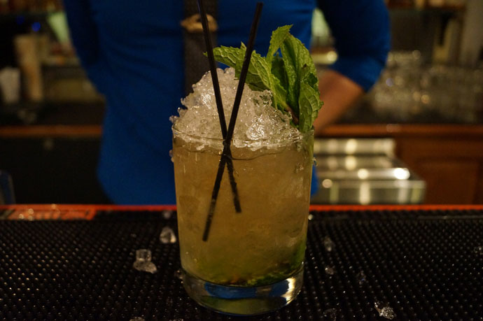 Step 10 of 10: Garnish with mint and add a straw. You won t 