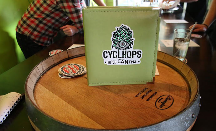From here it was a quick stop at the CyclHops Bike Cant