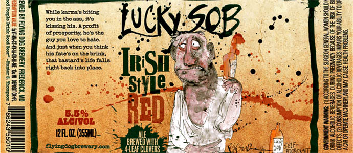 Beer Review: Flying Dog Lucky SOB Irish Red Ale