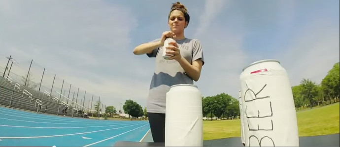 The Struggle Is Real When This Reporter Attempts to Run Her First Beer Mile