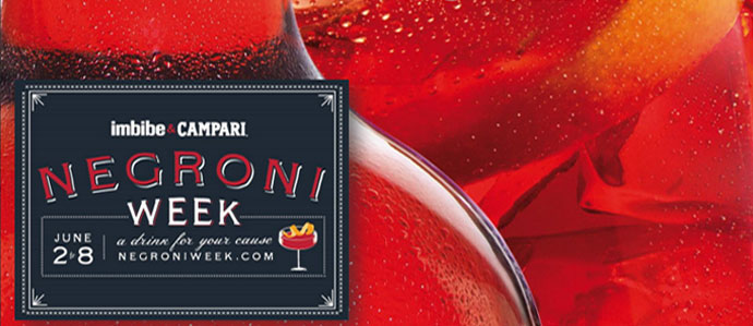 Raise a Glass to a Good Cause During Negroni Week, June 2-8